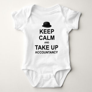 Keep Calm and Take up Accountancy Baby Bodysuit