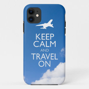 KEEP CALM AND TRAVEL ON Case-Mate iPhone CASE