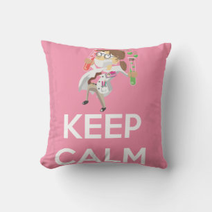 Keep Calm and Trust Science Cushion