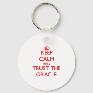 Keep Calm and Trust the Oracle Key Ring