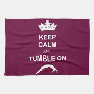 Keep Calm and Tumble on Tea Towel