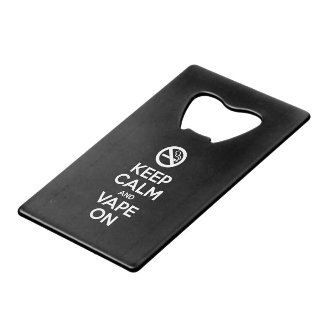 Keep Calm and Vape On ~ Self Motivational (Front Angled)