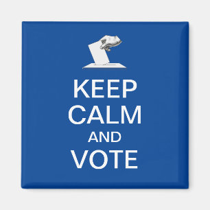 Keep Calm and Vote 2026 Magnet