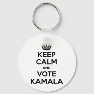 Keep Calm And Vote Kamala 2024 Pro Harris Wheimer Key Ring