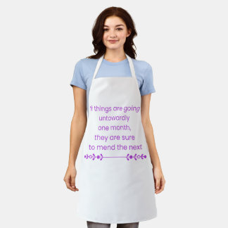 Keep Calm and Wait till next month Apron