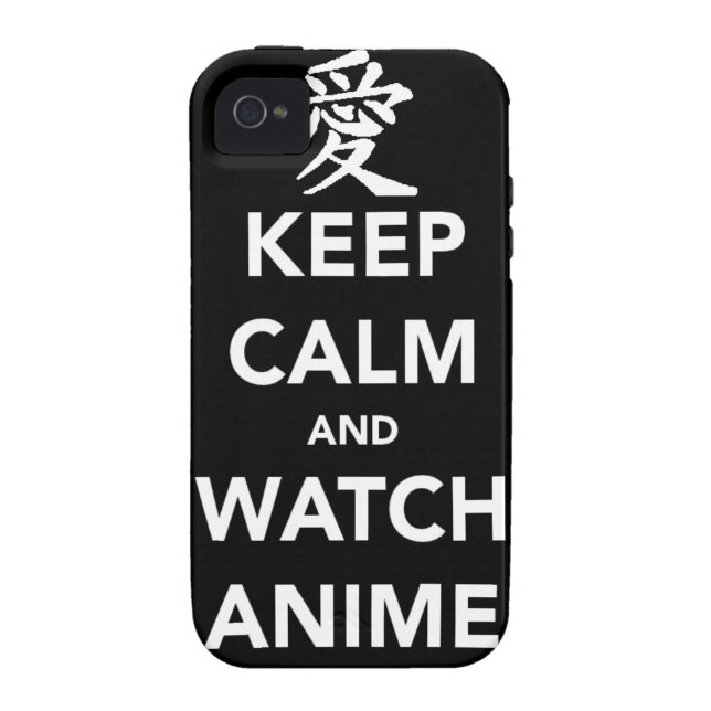 Keep Calm and Watch Anime Case-Mate iPhone Case (Back)