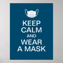 keep calm and wear a mask