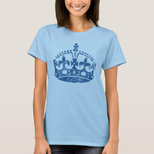KEEP CALM AND Wear the Crown grunge Style T-Shirt