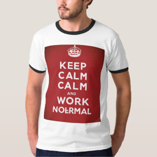 Keep Calm and Work From Home T-Shirt 