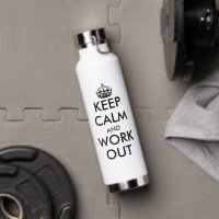 Keep calm and work out funny fitness meme