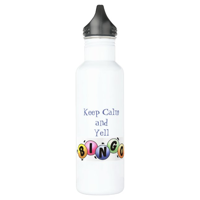 Keep Calm And Yell Bingo 710 Ml Water Bottle (Left)