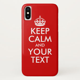 Keep Calm and Your Text Case-Mate iPhone Case