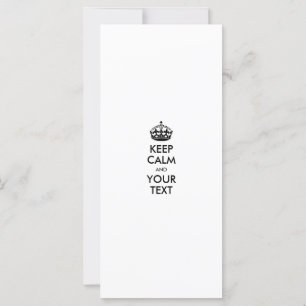 KEEP CALM and YOUR TEXT - Personalised TEXT