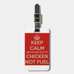 Keep Calm Bag Tag