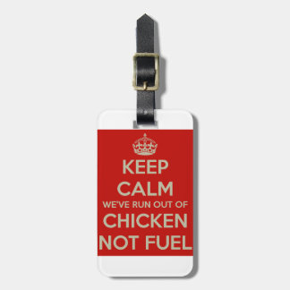 Keep Calm Bag Tag