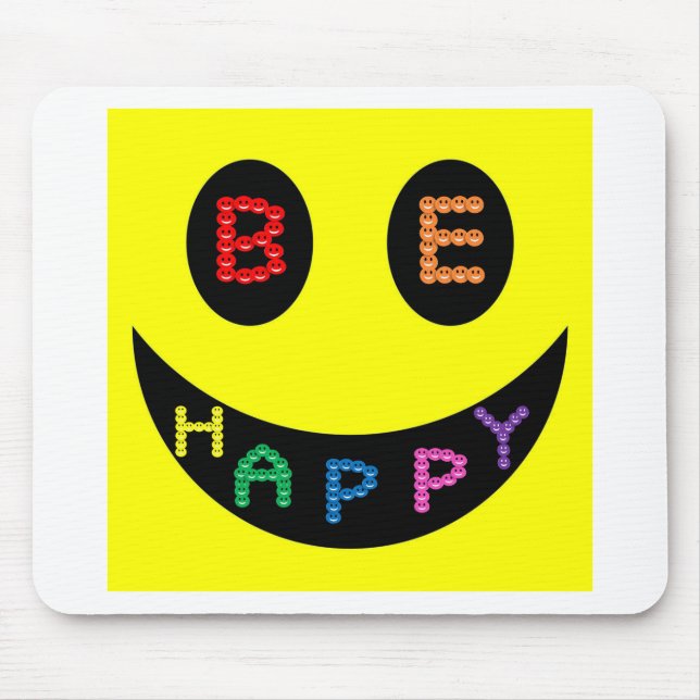 Keep Calm Be Happy Destiny Mouse Pad (Front)