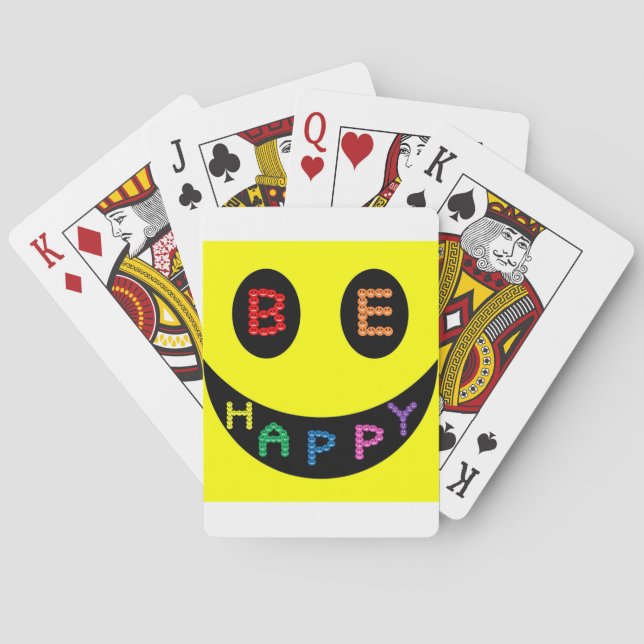 Keep Calm Be Happy Destiny Playing Cards (Back)