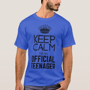Keep Calm Birthday Official nager 13th Funny 1 (1 T-Shirt