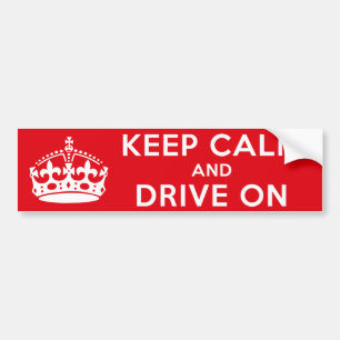 Keep Calm Bumper Sticker