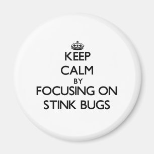 Keep Calm by focusing on Stink Bugs Magnet