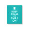 Keep calm canvas print for dentist | dental clinic