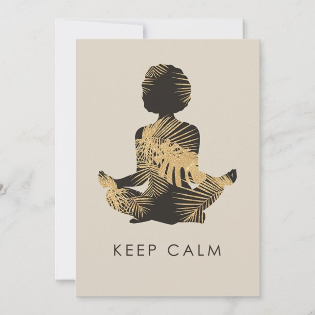 Keep Calm Card (Front)