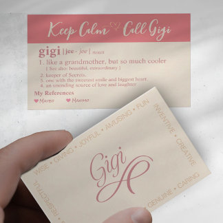 Keep Calm Caregiver Card