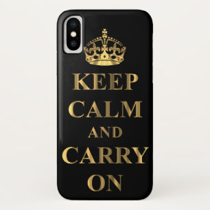 Keep calm & carry on Case-Mate iPhone case