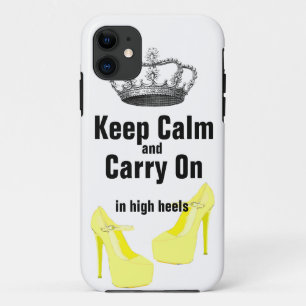 Keep Calm Carry On High Heel Shoes iPhone 5 Case-Mate iPhone Case