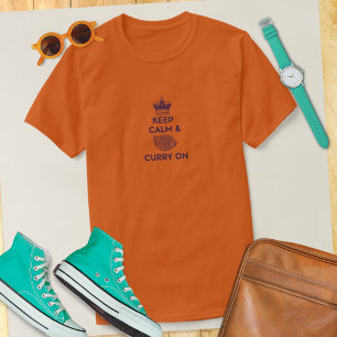 Keep Calm Carry On Vintage British Motivational T-Shirt