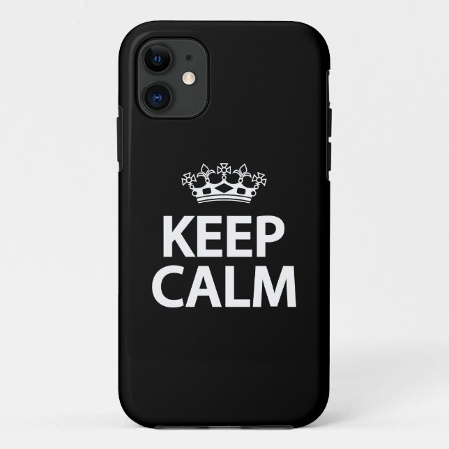 Keep calm Case-Mate iPhone case (Back)
