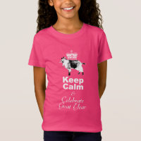 Keep Calm Celebrate Goat Year Girl T-shirt