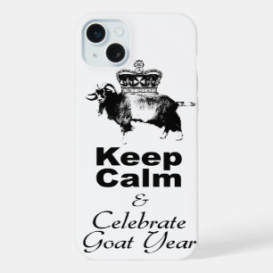 Keep Calm Celebrate Goat Year White iPhone Case