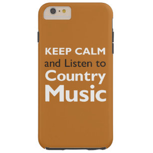 Keep Calm Country Tough iPhone 6 Plus Case
