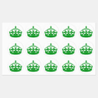 Keep Calm Crown Green