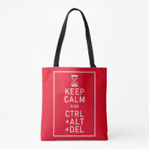 Keep Calm & CTRL + ALT + DEL Funny Programmer Gift