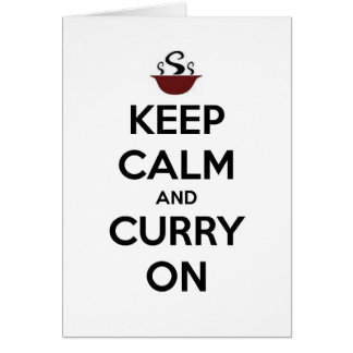 keep calm curry on
