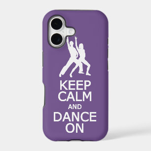 Keep Calm & Dance On custom colour iPhone case