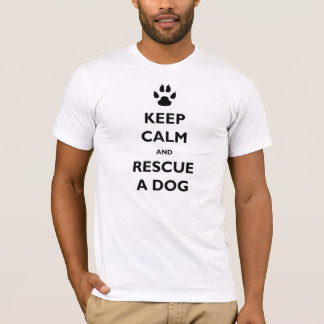 Keep calm dog rescue T-Shirt
