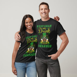Keep Calm Drink Shannon Irish St. Patrick's Gift T-Shirt