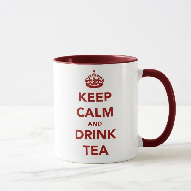 Keep Calm, Drink Tea Mug (Right)