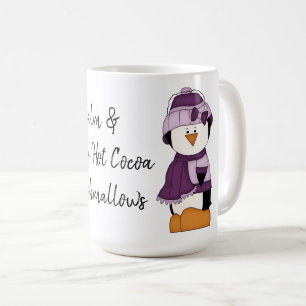 Keep Calm & Drink Your Hot Cocoa - Penguin Coffee Mug