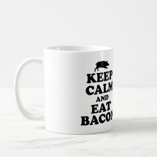 KEEP CALM & EAT BACON MUG