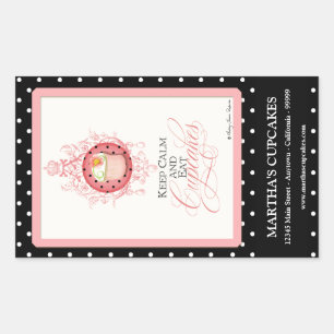 Keep Calm & Eat Cupcakes - Business Branding Seals