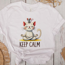 "Keep Calm" Funny Cat Lovers
