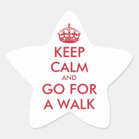 Keep Calm & GO FOR A WALK - Sticker