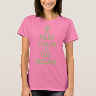 Keep Calm Go Vegan T-Shirt