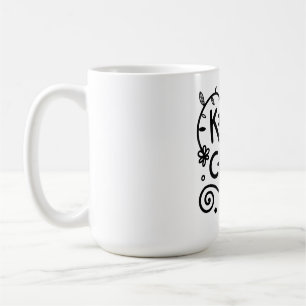 Keep calm, graffiti, nature coffee mug