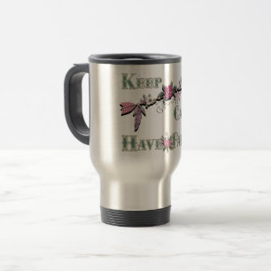 Keep Calm Have Faith Travel Mug