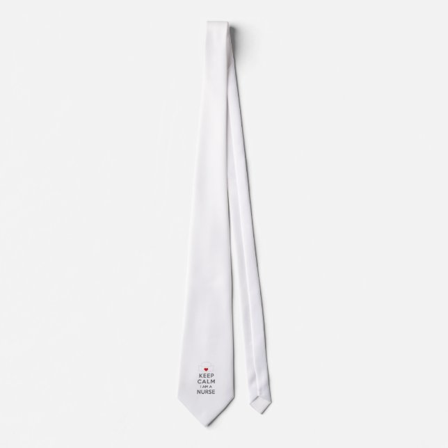 Keep Calm I am a Nurse Tie (Front)